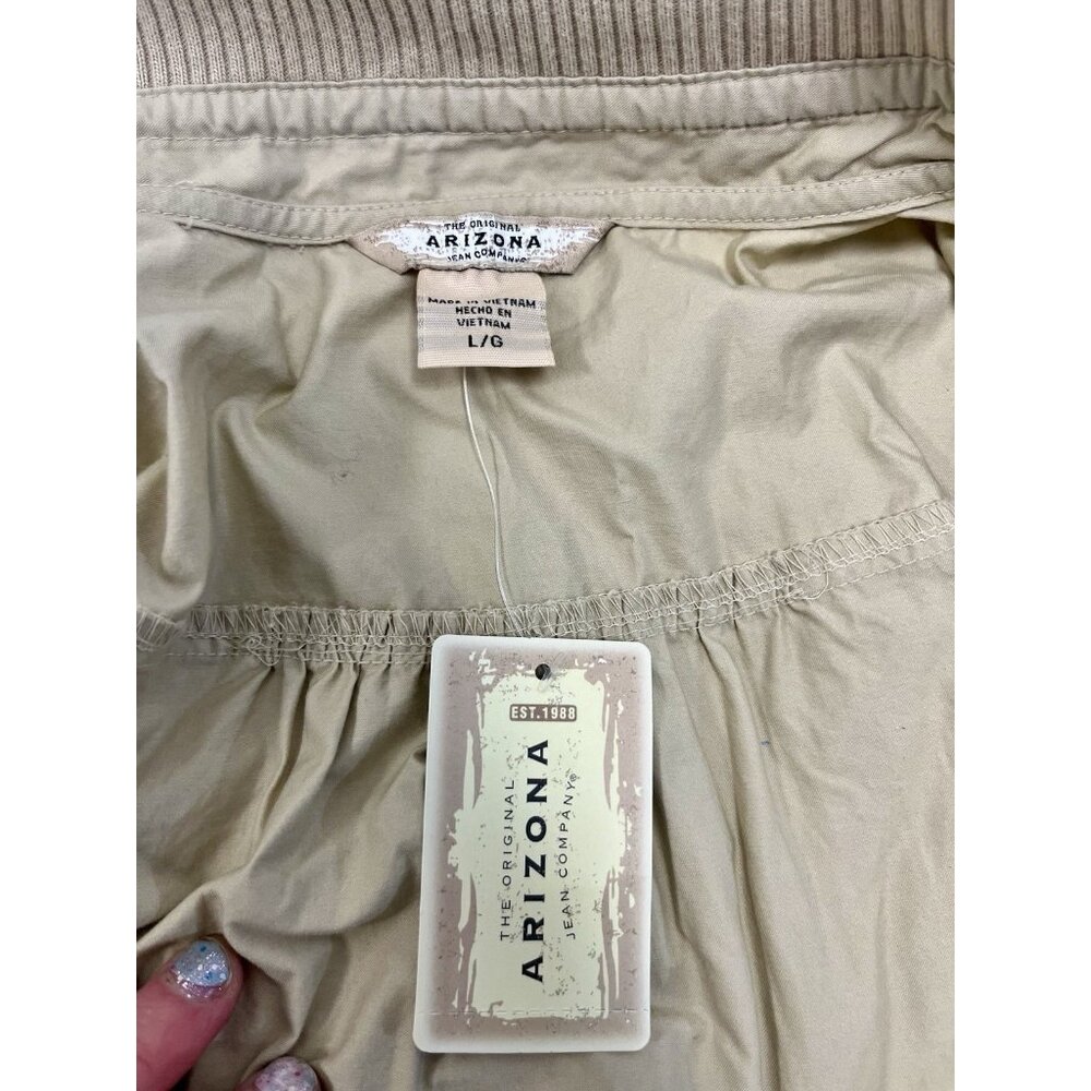 VTG/Retro Arizona Light Weight Cargo/Chino Crop Jacket L 🤎 - Picture 4 of 8
